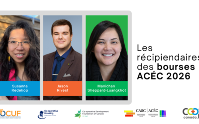Coopératives et mutuelles Canada annonce les récipiendaires des bourses ACÉC 2026