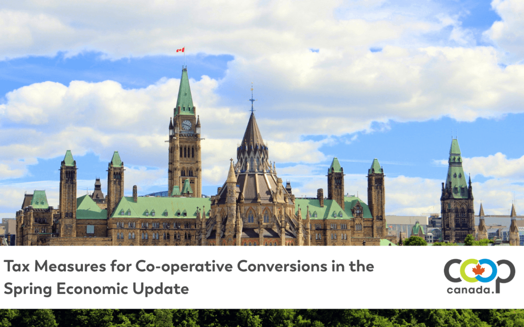 Tax Measures for Co-operative Conversions in the Spring Economic Update
