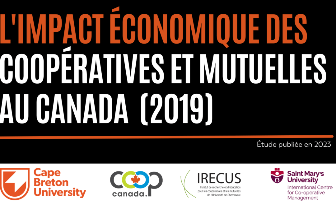 L’impact économique des coopératives et des mutuelles au Canada