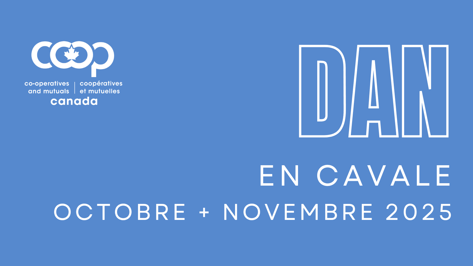 Dan en cavale, octobre et novembre 2025